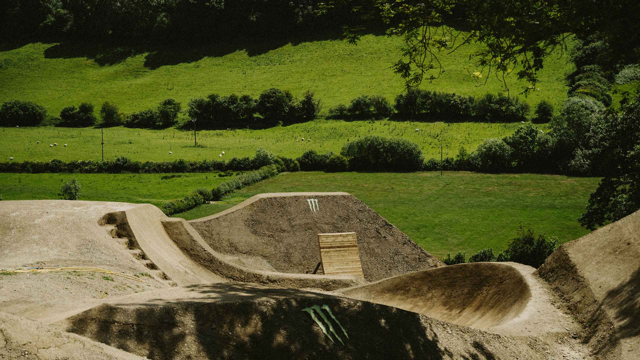 view of a bmx track
